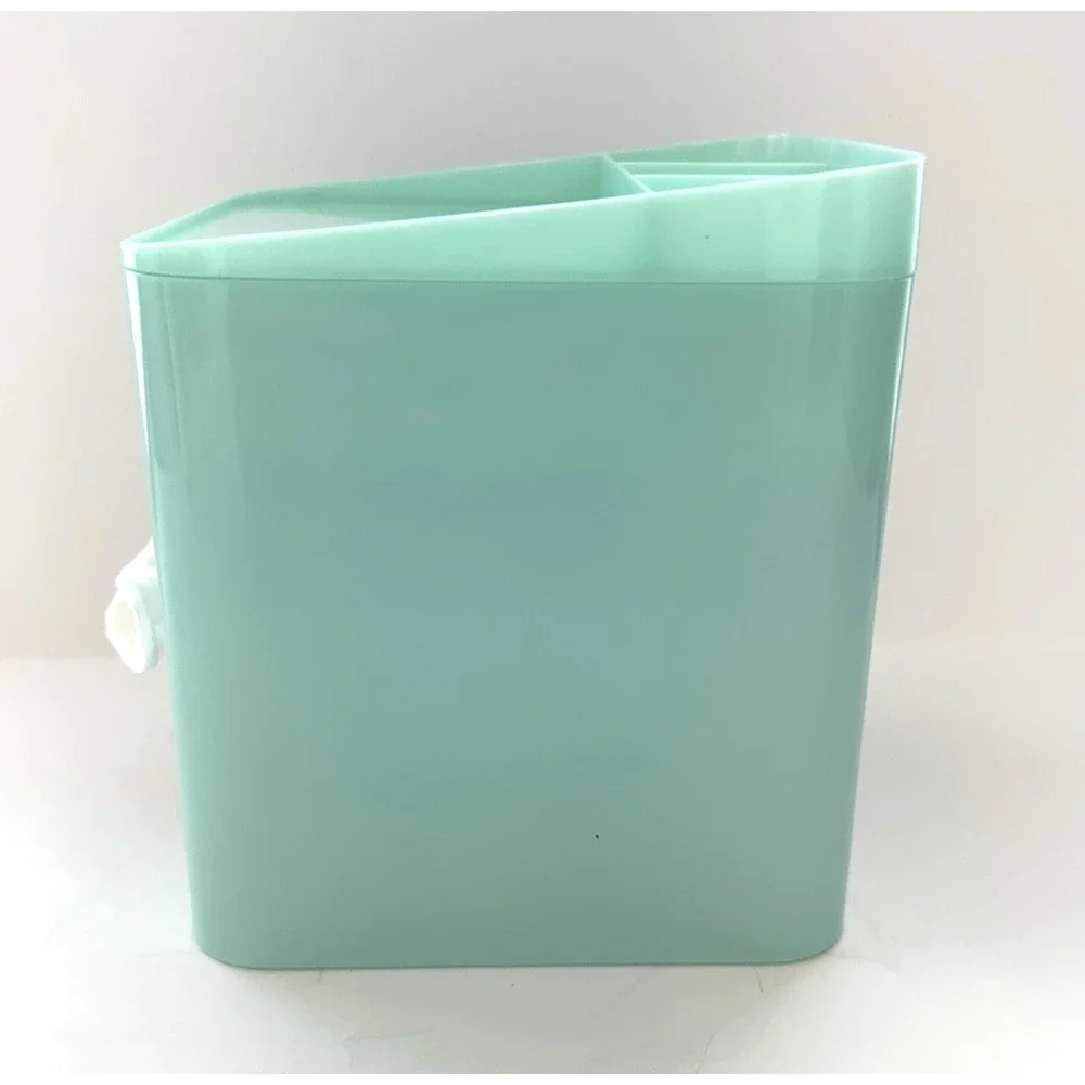 Novelty Skirt Tissue Box Cover Pinup Girl Mint Green Storage Top Vintage Style